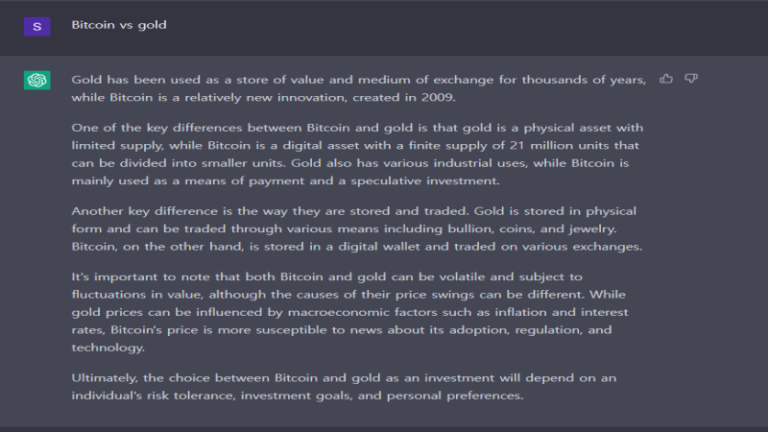 비트코인 과 금 어떤게 더 좋은지 A.i한테 물어봤습니다.(코인 vs gold)